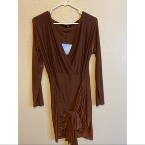 Tie wrap dress